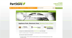 Desktop Screenshot of partstoresmart.partsearch.com